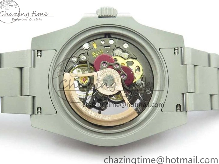 116610 Bezel Skeleton DIal Best Sandblasted Edition on ROF Andrea Submariner Carbon SA3130 Pirlo 0308